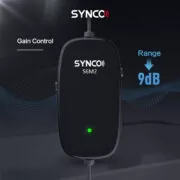 SYNCO μικρόφωνο Lav-S6M2, clip-on, omnidirectional, 3.5mm, 400mAh, μαύρο 4