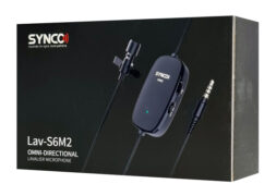 SYNCO μικρόφωνο Lav-S6M2, clip-on, omnidirectional, 3.5mm, 400mAh, μαύρο 9