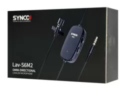 SYNCO μικρόφωνο Lav-S6M2, clip-on, omnidirectional, 3.5mm, 400mAh, μαύρο 9