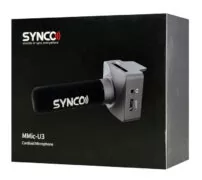 SYNCO μικρόφωνο SY-U3-MMIC με μαγνήτη, δυναμικό, καρδιοειδές, USB, μαύρο 3