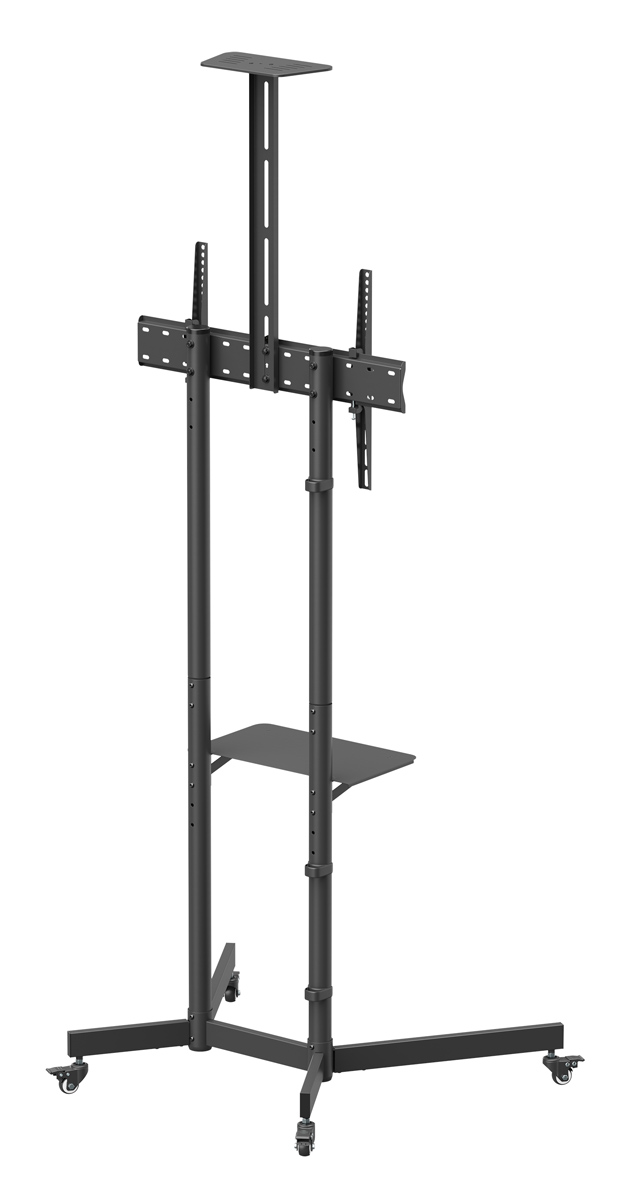 BRATECK βάση τηλεόρασης δαπέδου T1042T, 37-70", έως 45kg, με ράφια & ροδάκια 8 BRATECK βάση τηλεόρασης δαπέδου T1042T, 37-70", έως 45kg, με ράφια & ροδάκια - Image 6