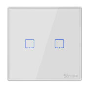 SONOFF smart διακόπτης T2EU2C-RF 433MHz, αφής, διπλός, λευκός 1