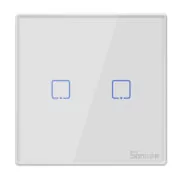 SONOFF smart διακόπτης T2EU2C-RF 433MHz, αφής, διπλός, λευκός 2 SONOFF smart διακόπτης T2EU2C-RF 433MHz, αφής, διπλός, λευκός 1