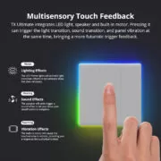 SONOFF smart διακόπτης T5-1C-86 με LED φωτισμό, μονός, Wi-Fi, λευκός 5