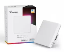 SONOFF smart διακόπτης T5-1C-86 με LED φωτισμό, μονός, Wi-Fi, λευκός 8