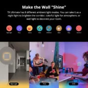 SONOFF smart διακόπτης T5-2C-86 με LED φωτισμό, διπλός, Wi-Fi, λευκός 4