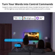 SONOFF smart διακόπτης T5-2C-86 με LED φωτισμό, διπλός, Wi-Fi, λευκός 6