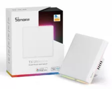 SONOFF smart διακόπτης T5-2C-86 με LED φωτισμό, διπλός, Wi-Fi, λευκός 8