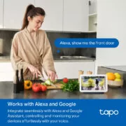 TP-LINK smart κουδούνι με κάμερα Tapo D210, 2K/3MP, WiFi, 6400mAh, IP65, V2.0 8