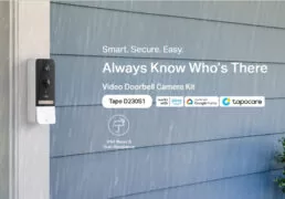 TP-LINK smart κουδούνι με κάμερα Tapo D230S1, Wi-Fi 2K, 6700mAh, Ver 1.0 2