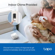 TP-LINK smart κουδούνι με κάμερα Tapo D230S1, Wi-Fi 2K, 6700mAh, Ver 1.0 3