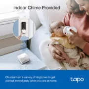 TP-LINK smart κουδούνι με κάμερα Tapo D230S1, Wi-Fi 2K, 6700mAh, Ver 1.0 3