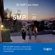 TP-LINK smart κουδούνι με κάμερα Tapo D230S1, Wi-Fi 2K, 6700mAh, Ver 1.0 6