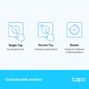 TP-LINK smart διακόπτης Tapo S200D, με μπαταρία, 868MHz, Ver 1.0 5