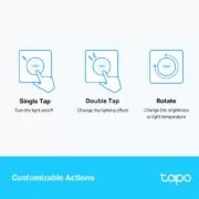 TP-LINK smart διακόπτης Tapo S200D, με μπαταρία, 868MHz, Ver 1.0 5