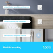 TP-LINK smart διακόπτης Tapo S200D, με μπαταρία, 868MHz, Ver 1.0 6