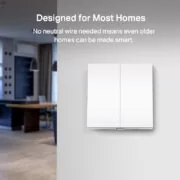 TP-LINK smart διακόπτης Tapo S220 με μπαταρία, διπλός, 868MHz, Ver 1.0 9 TP-LINK smart διακόπτης Tapo S220 με μπαταρία, διπλός, 868MHz, Ver 1.0 2