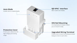 SONOFF smart διακόπτης ελέγχου θερμοκρασίας/υγρασίας THR320, Wi-Fi, 20A 3