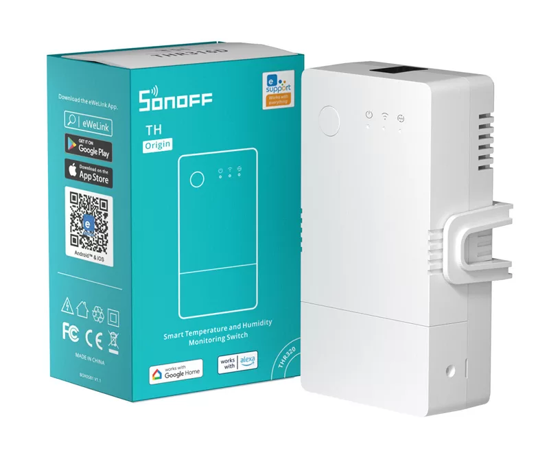 SONOFF smart διακόπτης ελέγχου θερμοκρασίας/υγρασίας THR320, Wi-Fi, 20A 7 SONOFF smart διακόπτης ελέγχου θερμοκρασίας/υγρασίας THR320, Wi-Fi, 20A - Image 5