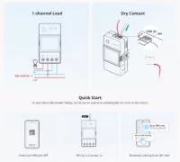 SONOFF smart διακόπτης ελέγχου θερμοκρασίας/υγρασίας THR320D, WiFi, 20A 7