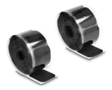 POWERTECH αυτοκόλλητα τύπου Velcro TIES-067 σε ρολό 5m, 45x50mm, μαύρο