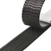 POWERTECH αυτοκόλλητη ταινία τύπου dual lock χριτς χρατς TIES-078, 25mm, 2.5m, μαύρη 2