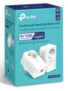 TP-LINK Powerline kit TL-PA7017P, Passthrough, AV1000 Gigabit, Ver. 4.0 5