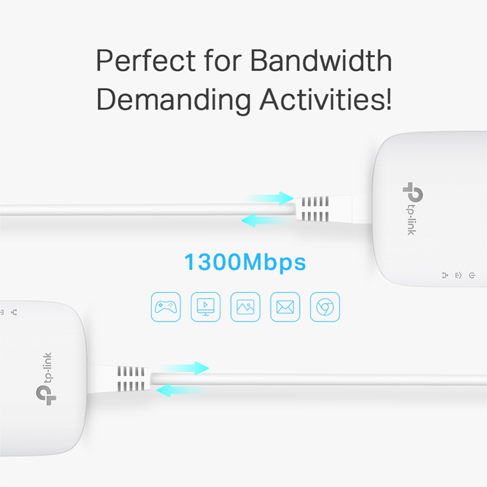 TP-LINK Passthrough Powerline Starter Kit TL-PA8010P, AV1300, Ver: 3.0 4 TP-LINK Passthrough Powerline Starter Kit TL-PA8010P, AV1300, Ver: 3.0 - Image 2