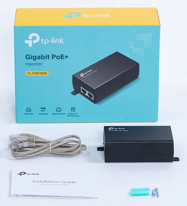 TP-LINK Gibagit PoE+ Injector TL-POE160S, 802.3af/at 8 TP-LINK Gibagit PoE+ Injector TL-POE160S, 802.3af/at - Image 6