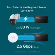 TP-LINK 2.5G PoE+ Injector TL-POE260S, IEEE 802.3af/at, Ver. 1.0 9 TP-LINK 2.5G PoE+ Injector TL-POE260S, IEEE 802.3af/at, Ver. 1.0 2