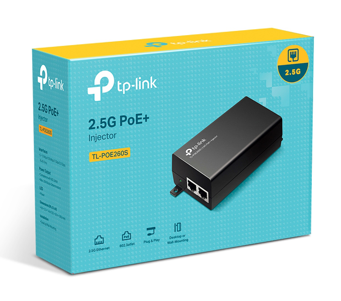TP-LINK 2.5G PoE+ Injector TL-POE260S, IEEE 802.3af/at, Ver. 1.0 8 TP-LINK 2.5G PoE+ Injector TL-POE260S, IEEE 802.3af/at, Ver. 1.0 - Image 6