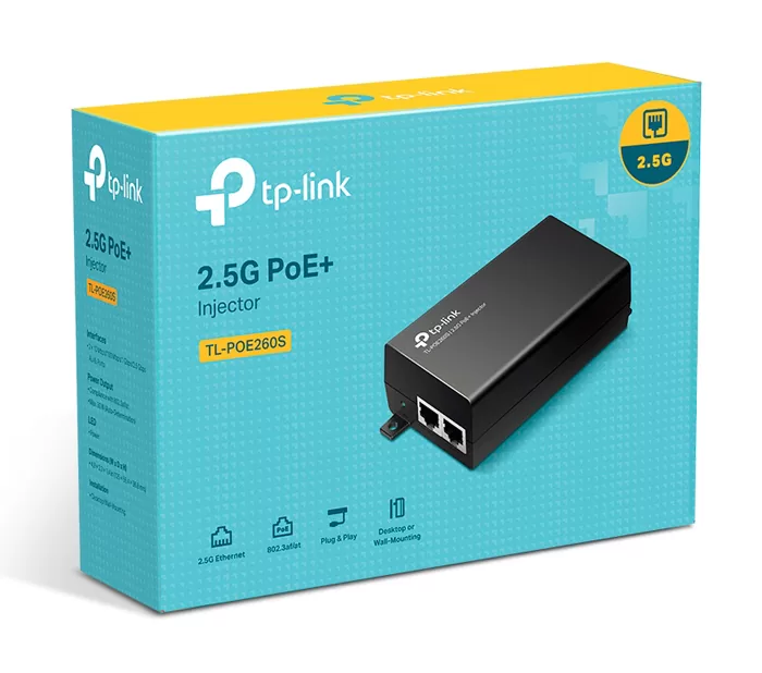 TP-LINK 2.5G PoE+ Injector TL-POE260S, IEEE 802.3af/at, Ver. 1.0 8 TP-LINK 2.5G PoE+ Injector TL-POE260S, IEEE 802.3af/at, Ver. 1.0 - Image 6