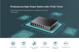 TP-LINK desktop switch TL-SF1006P, 6-Port 10/100Mbps, 4x PoE+, Ver. 1.0 2