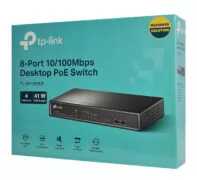 TP-LINK desktop switch TL-SF1008LP, 8-Port 10/100Mbps, 4x PoE, Ver. 2.0 7
