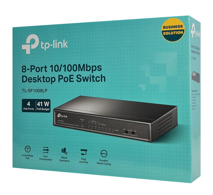 TP-LINK desktop switch TL-SF1008LP, 8-Port 10/100Mbps, 4x PoE, Ver. 2.0 9 TP-LINK desktop switch TL-SF1008LP, 8-Port 10/100Mbps, 4x PoE, Ver. 2.0 - Image 7