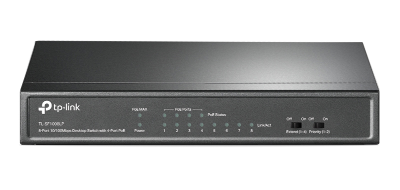 TP-LINK desktop switch TL-SF1008LP, 8-Port 10/100Mbps, 4x PoE, Ver. 2.0 3 TP-LINK desktop switch TL-SF1008LP, 8-Port 10/100Mbps, 4x PoE, Ver. 2.0