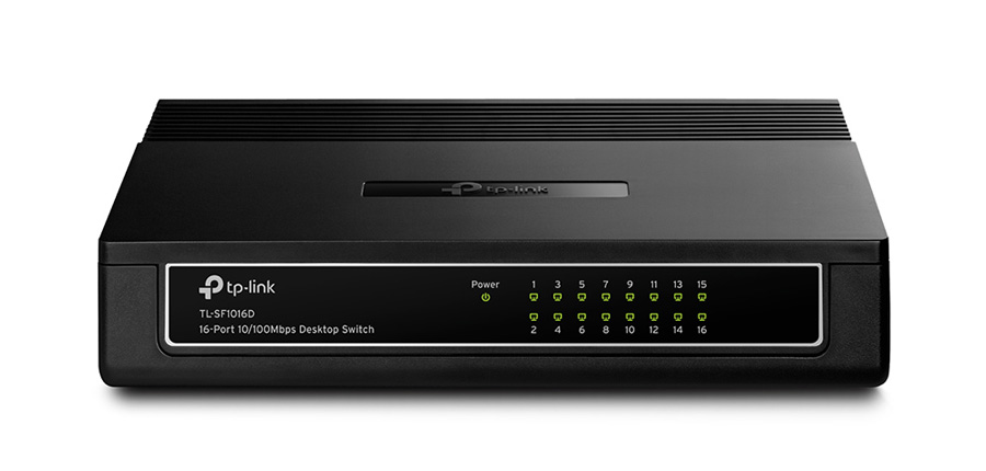 TP-LINK Desktop Switch TL-SF10016D, 10/100Mbps, 16 Θύρες, Ver. 7.0 3 TP-LINK Desktop Switch TL-SF10016D, 10/100Mbps, 16 Θύρες, Ver. 7.0