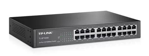 TP-LINK Desktop Switch TL-TL-SF1024D, 10/100Mbps, 24 Θύρες, Ver. 3.0