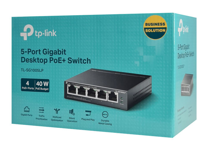 TP-LINK desktop switch TL-SG1005LP, 5-Port Gigabit, 4x PoE+, V4.0 8 TP-LINK desktop switch TL-SG1005LP, 5-Port Gigabit, 4x PoE+, V4.0 - Image 6