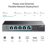 TP-LINK desktop switch TL-SG1005P-PD, 5x Gigabit θύρες, PoE+, UN/1.0 4