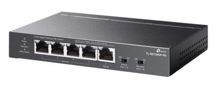 TP-LINK desktop switch TL-SG1005P-PD, 5x Gigabit θύρες, PoE+, UN/1.0 1 TP-LINK desktop switch TL-SG1005P-PD, 5x Gigabit θύρες, PoE+, UN/1.0