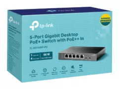 TP-LINK desktop switch TL-SG1005P-PD, 5x Gigabit θύρες, PoE+, UN/1.0 9