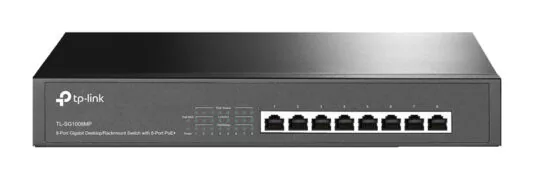 TP-LINK desktop/rackmount switch TL-SG1008MP, 8-Port PoE+, Ver. 2.0 1