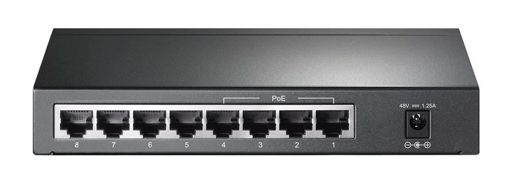TP-LINK 8-Port Gigabit Desktop Switch TL-SG1008P, 4-Port PoE, Ver. 4.0 5 TP-LINK 8-Port Gigabit Desktop Switch TL-SG1008P, 4-Port PoE, Ver. 4.0 - Image 3