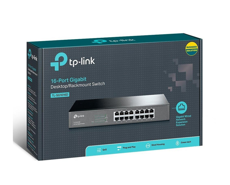 TP-LINK Desktop/Rackmount Switch TL-SG10016D 16 Θυρών, Ver. 8.0 4 TP-LINK Desktop/Rackmount Switch TL-SG10016D 16 Θυρών, Ver. 8.0 - Image 2