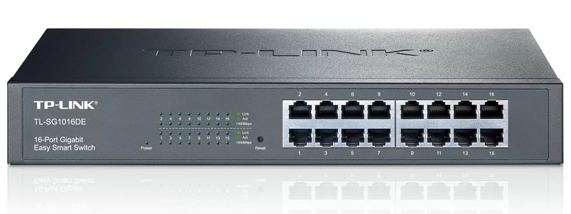 TP-LINK Easy Smart Switch TL-SG1016DE, 16-Port Gbit, Ver. 4.2 3 TP-LINK Easy Smart Switch TL-SG1016DE, 16-Port Gbit, Ver. 4.2