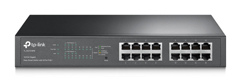 TP-LINK easy smart switch TL-SG1016PE, 16-Port Gigabit, PoE+, Ver. 3.0 3 TP-LINK easy smart switch TL-SG1016PE, 16-Port Gigabit, PoE+, Ver. 3.0