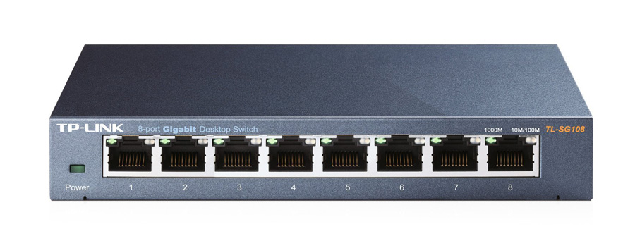 TP-LINK Desktop Switch TL-SG108 8 Θυρών, 10/100/1000Mbps, Ver. 6.0 3 TP-LINK Desktop Switch TL-SG108 8 Θυρών, 10/100/1000Mbps, Ver. 6.0