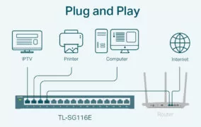TP-LINK Easy Smart Switch TL-SG116E, 16-Port Gigabit, Ver. 1.2 4