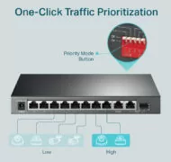 TP-LINK Desktop Switch TL-SG1210MP, 10-Port Gigabit, Ver 2.0 4